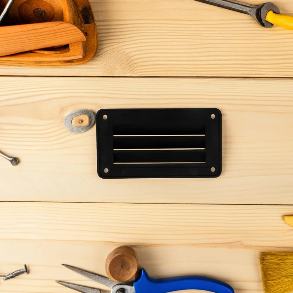 

2Pcs Marine Air Vent Louver Covers Rectangular Nylon Exhaust Vent Grille for Boat Rv Yacht Camper Black Marine Ventilation