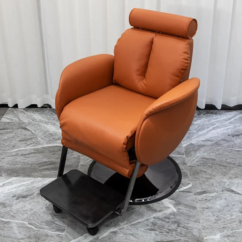Yjq Hair Care Center Can Put down Beauty Hairdressing Chair Lifting Large Chassis Hair Cutting Hair Care Shaving Seat