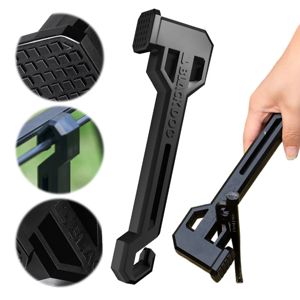 

Camping Tent Ground Peg Hammer Multifunctional Outdoor Camping Hammer Portable Ground Nail Awning Hammer Outdoor Equipment Tools