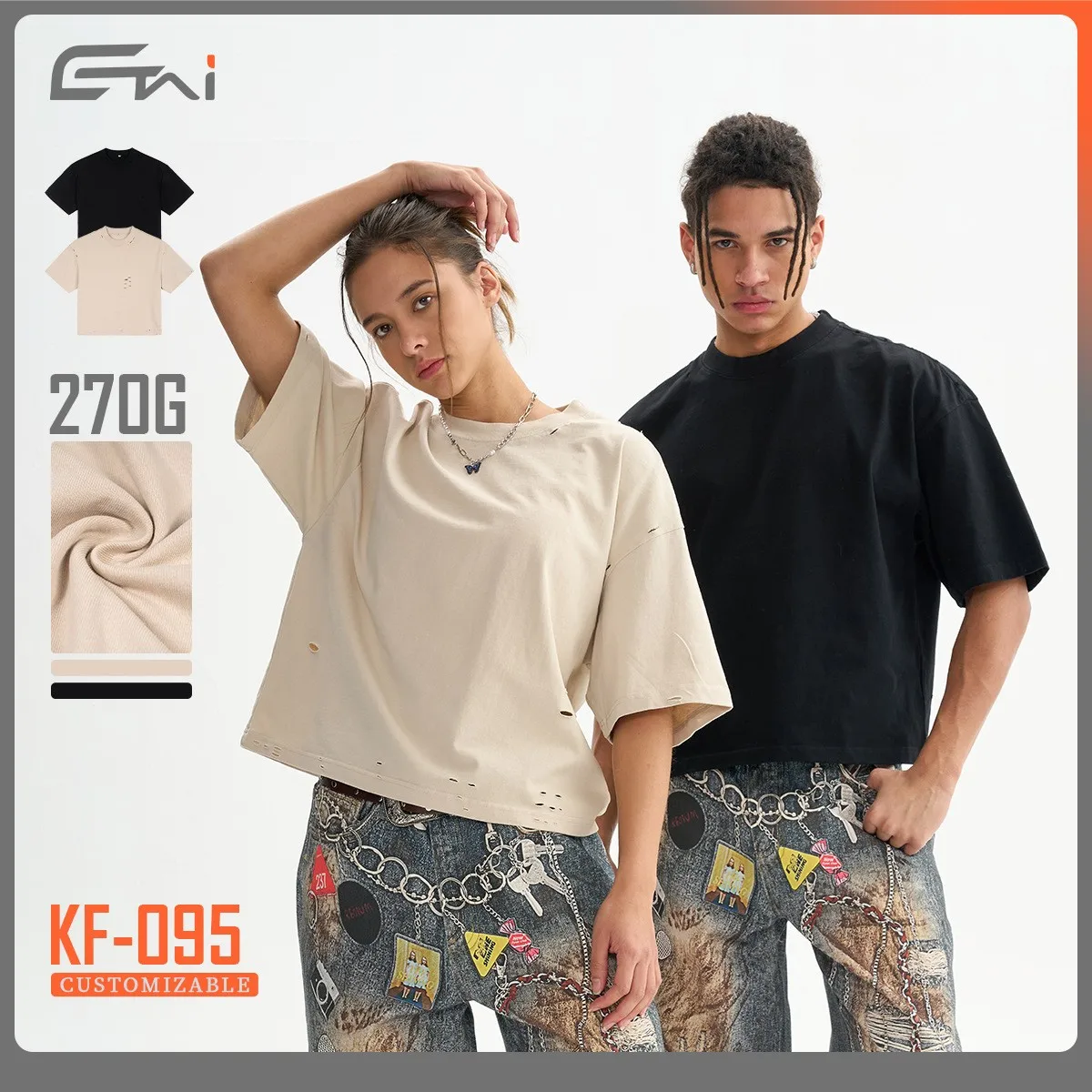

Summer Men's Clothing Fit T Shirt For Man Streetwear Heavyweight Short Sleeve Tee