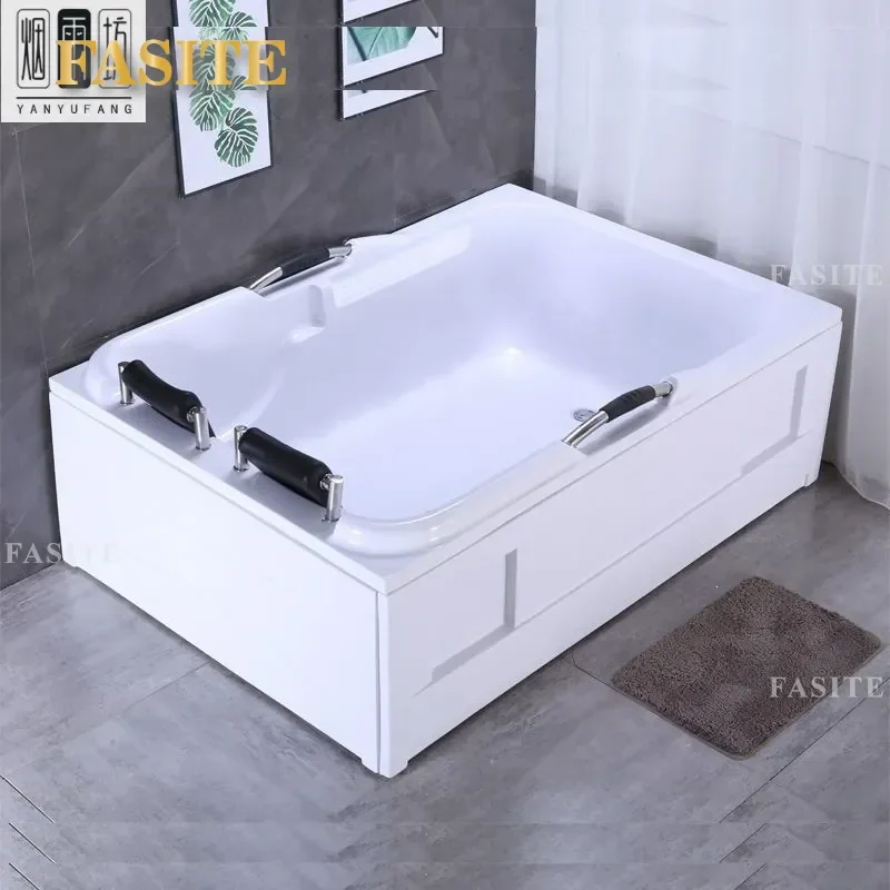 For Premium Acrylic Double Bathtub Oversized Adult Massage Heating Thermal Insulation Intelligent Large Size Shower