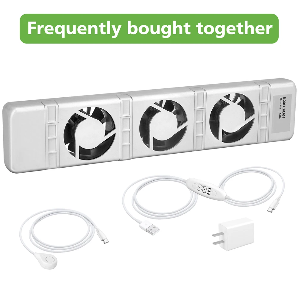 

Smart Radiator Fan Smart Radiator Booster Extension Set Ventilator Fan Power Adapter Magnetic Temperature Sensor Air Conditioner