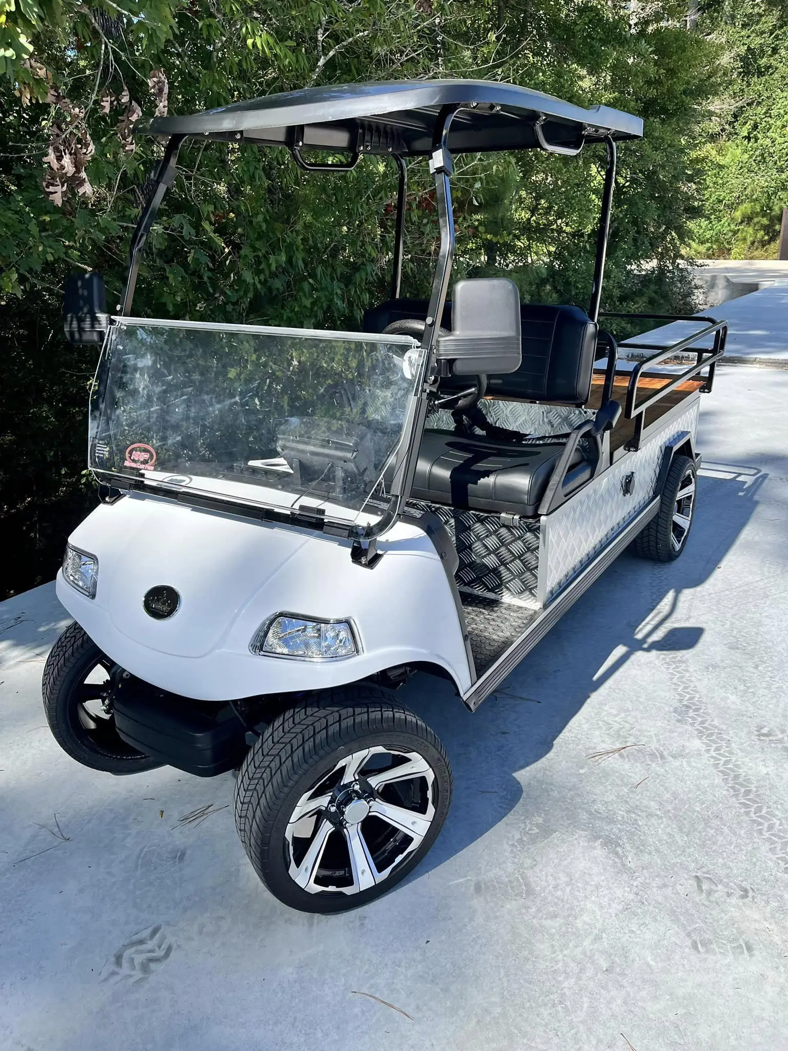 HDK Evolution Scooter Buggy 4 Wheel Trolley Electric Golf Cart With AC Pet Friendly Utility Vehicle Mini Coco Truck New Style