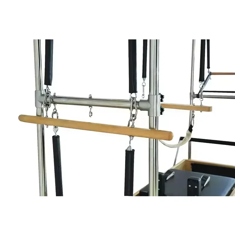 Deren Pilates EquipmentHome Fitness Machine Training อุปกรณ์ออกกําลังกาย Oak Frame Pilates Cadillac Bed