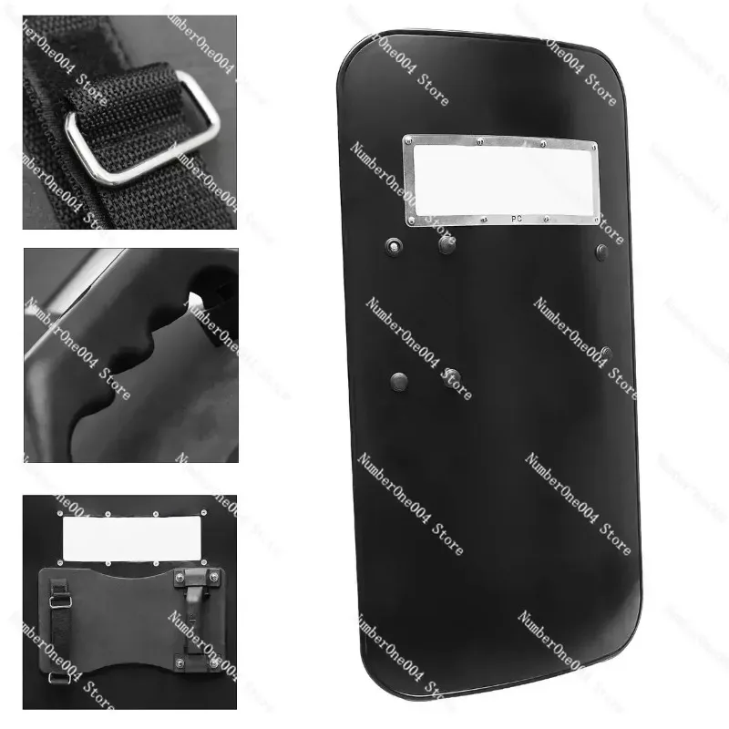 Self Protection Shield Hand-held Anti Riot Safurance Handheld PC Plastic Tactical Shield For Security Defense Protect