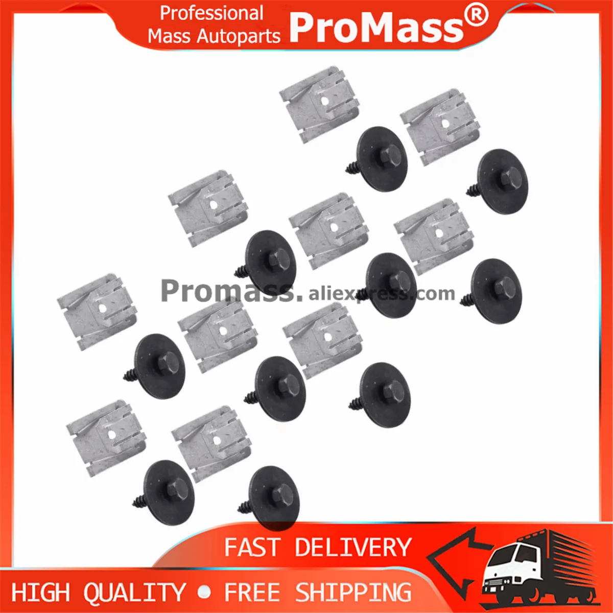 20pcs/Set Under Engine Cover Floor Clips Screws Kits Fit for Mercedes Benz A B C E M CLK CLA CLS Class 0049943145 0019906036