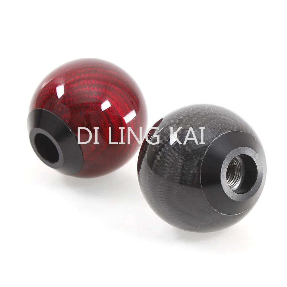 

Carbon Fiber Gear Knob Round Shift Knob Automatic Transmission Shift Knob Shift Ball Automotive Modification Accessories