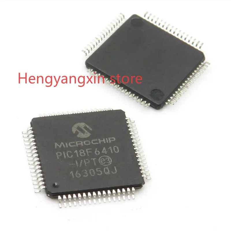 5 PCS PIC18F6410-I/PT ,TQFP-64 ,8-Bit Microcontrollers - MCU,40MHz 16KB (8K x 16) FLASH 64-TQFP, New Original