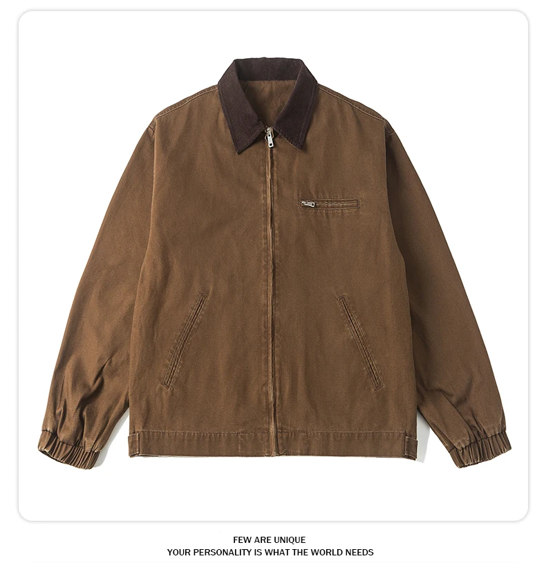 

Lapel Denim Jacket Breathable Comfortable Men Clothing High Quality Outwear Wind-Resistant Parkas Fashion Casual Style Hot Coat