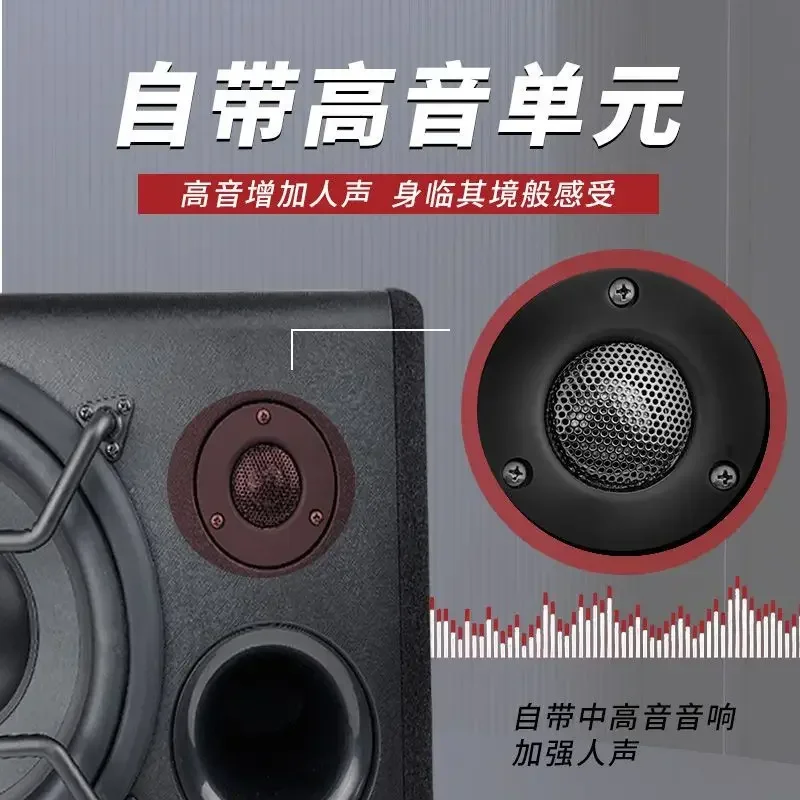 Active modification of high-power horn with tweeter and subwoofer for 12V24V10 inch vehicle mounted truck