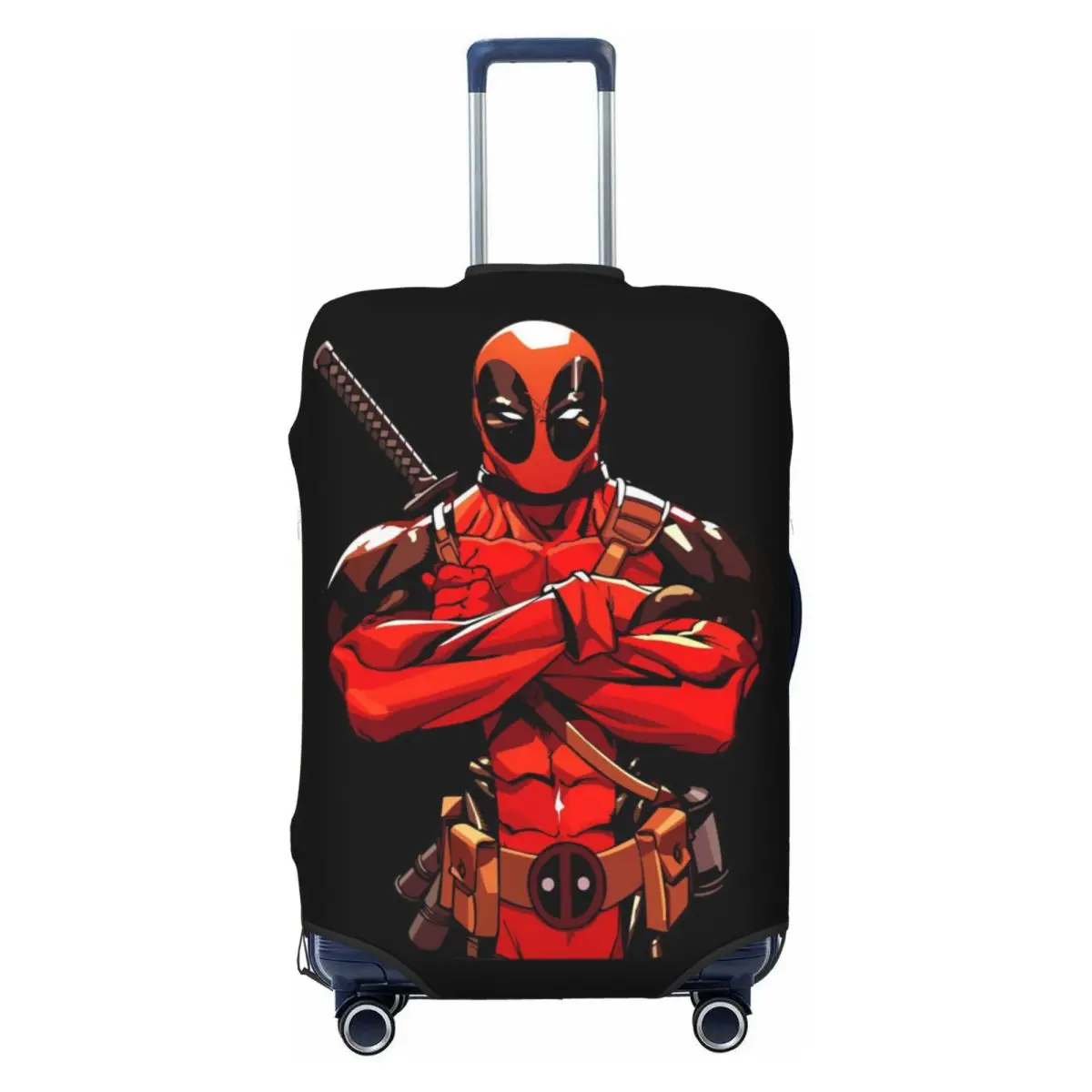 

Custom Deadpool Movie Travel Luggage Cover Dust Proof Suitcase Cover Protector Fit 18-32 Inch