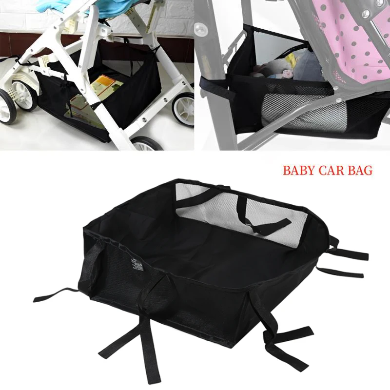 Tragbarer Kinderwagen-Unterkorb Aufbewahrungstasche Universeller Einkaufskorb für Kinderwagen Zubehör