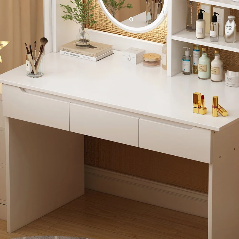 Bedroom full body mirror, modern and minimalist storage cabinet, integrated small unit, internet famous Instagram makeup table