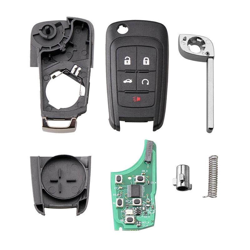 13574863 2Pcs Car Remote Control 5 Buttons Remote Key Auto Replacement Parts For Chevrolet Camaro 2010 2011 2012 2013-2019