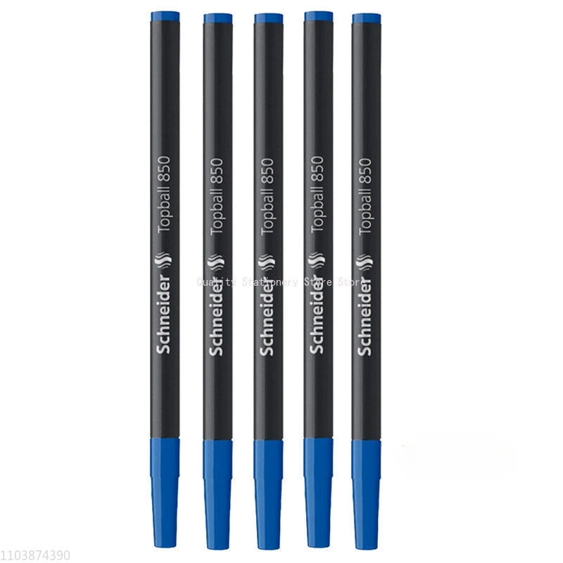 Imagem -05 - Gel Pen Recarga 05 mm Preto Azul Luxo Roller Ball Pen Papelaria Escolar Acessórios Escrever Suave Pcs 10 Pcs Schneider850