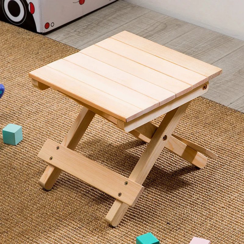 

Shoe Stool Household Solid Wood Stool Bench Sofa Stool Low Stool Fabric Stool Pedal Children's a Wooden Bench Small Square Stool