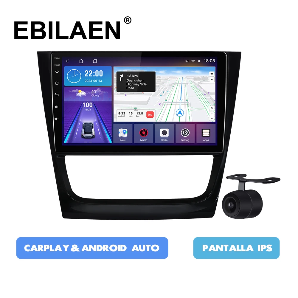 

EBILAEN Car Radio Multimedia Player For Volkswagen Vw Gol Saveiro 2014-2016 Android 10.0 Autoradio GPS Navigation Camera Carplay