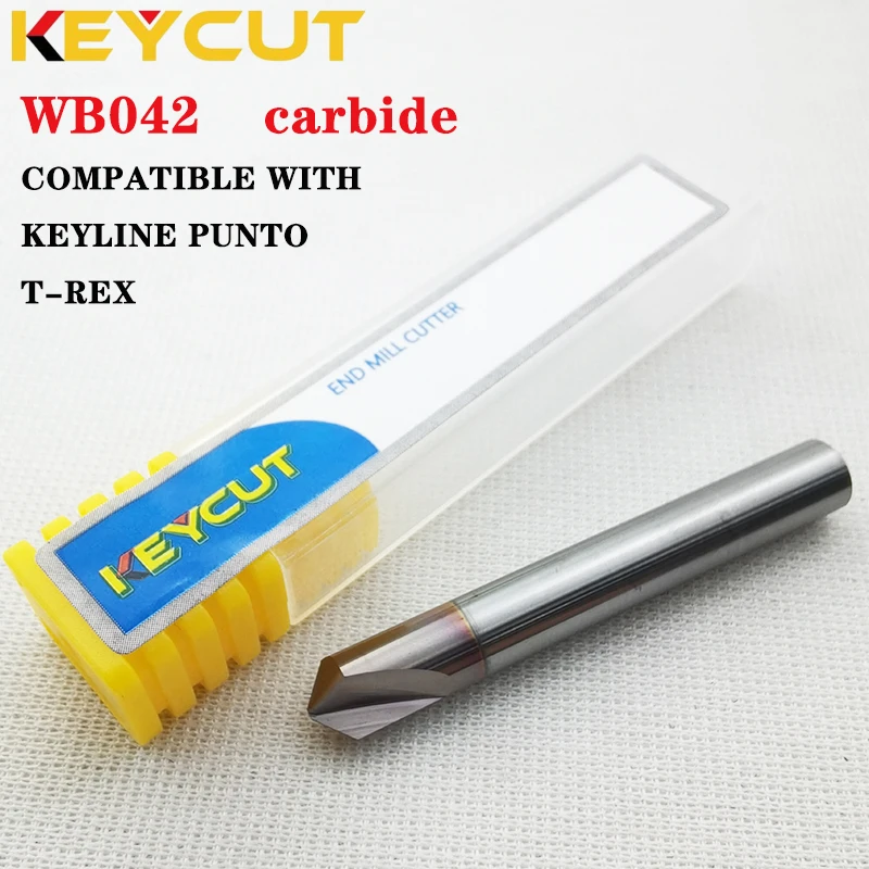 Keyline Key Machine Cutter Vervanging WB042 Sonde B042 in Carbide Compatibel met KEYLINE PUNTO KEYLINE T-REX Key Machine