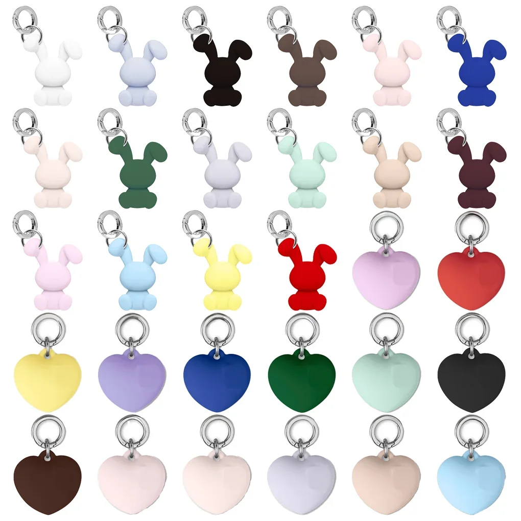 

Heart Rabbit Pendant Phone Charm Hanging Pendant Mobile Phone Accessories for IPhone for Galaxy