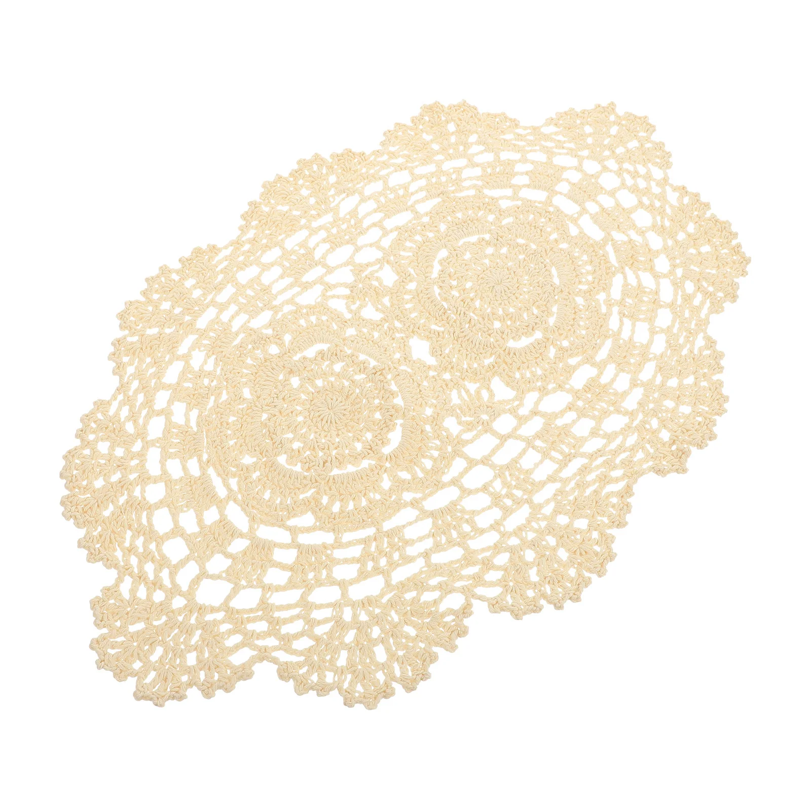 

Stylish Cotton Placemat Rustic Table Decor Set of 2 Small Tablecloth for Home Decoration Dining Table Ornament Craft