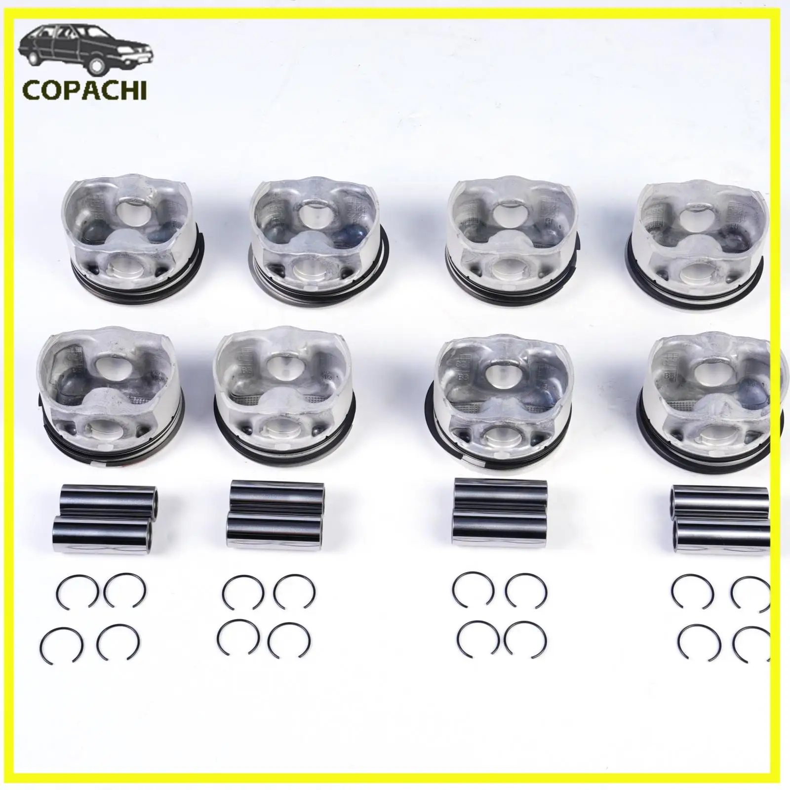 

8 шт. STD Φ84,5 мм, набор поршней и колец 079107066EN для Audi S6 S7 C7 A8 S8 4,0 TFSI CEU CGT CTG, автомобильные аксессуары, запасные части