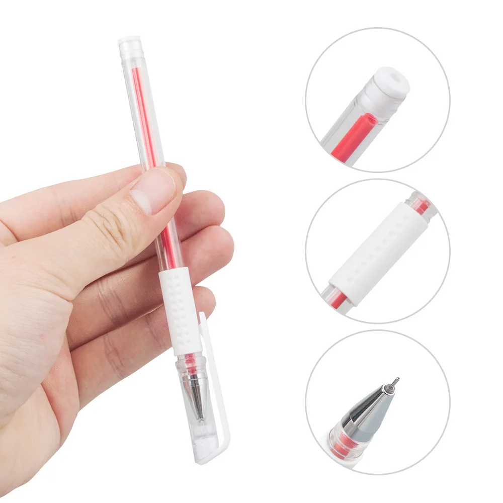 Aimoosi Double head Sterilize marker pen Surgical skin marker pen with measuring tapes Positioning Pen Permanent Makeup supplies