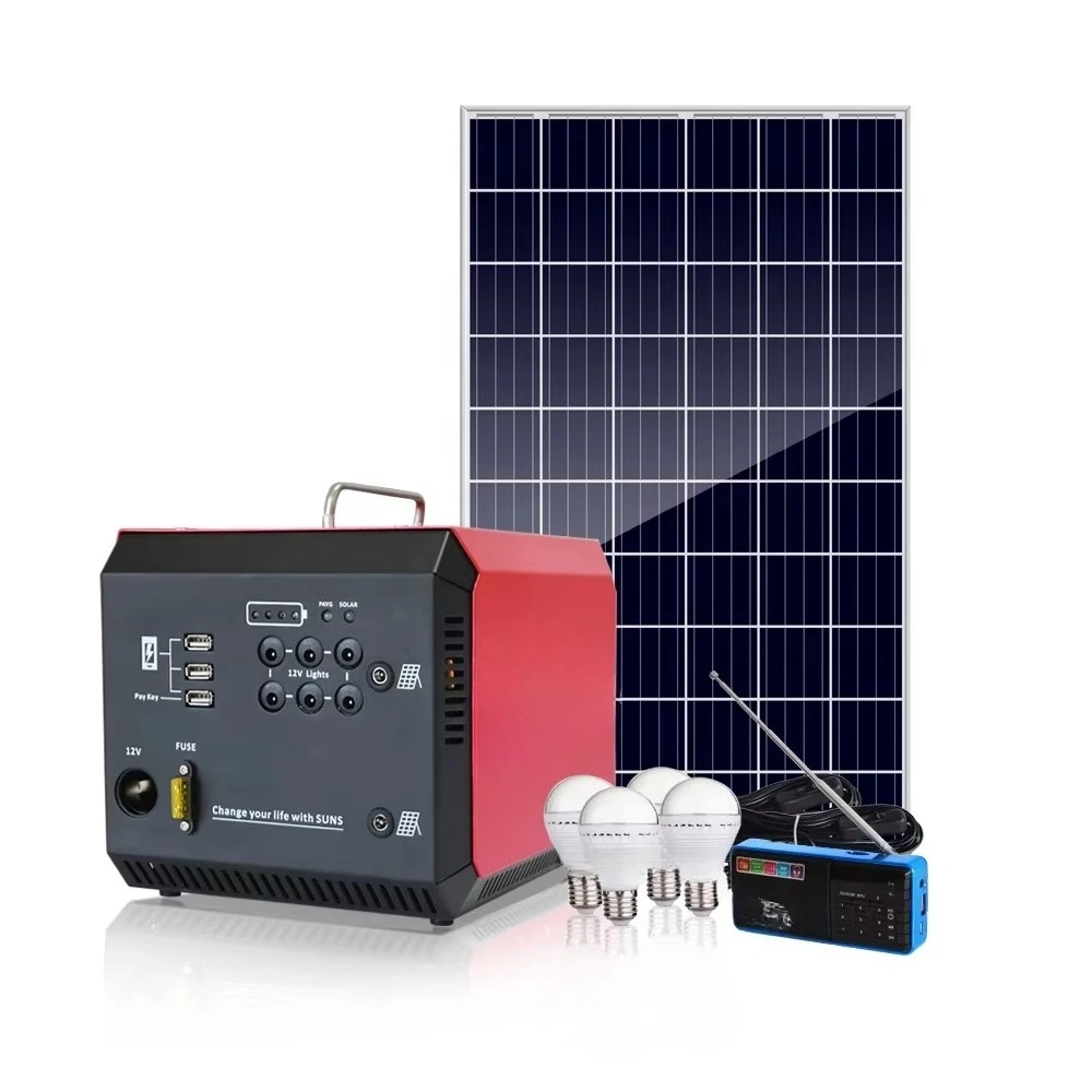 Classic Solar Home Generator with Solar Panel 60w Home Solar System Kit OEM OBM Customized Service