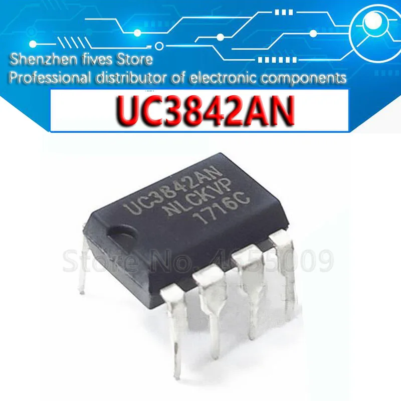 10PCS UC3842AN DIP8 UC3842BN 3842AN DIP 3842 UC3842 DIP-8 new and original IC Chipset