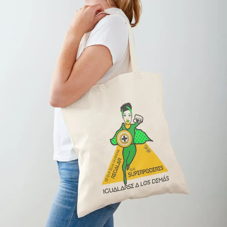 

The woman in green Tote Bag custom tote bag cute pouch bag woman shopping Customizable tote
