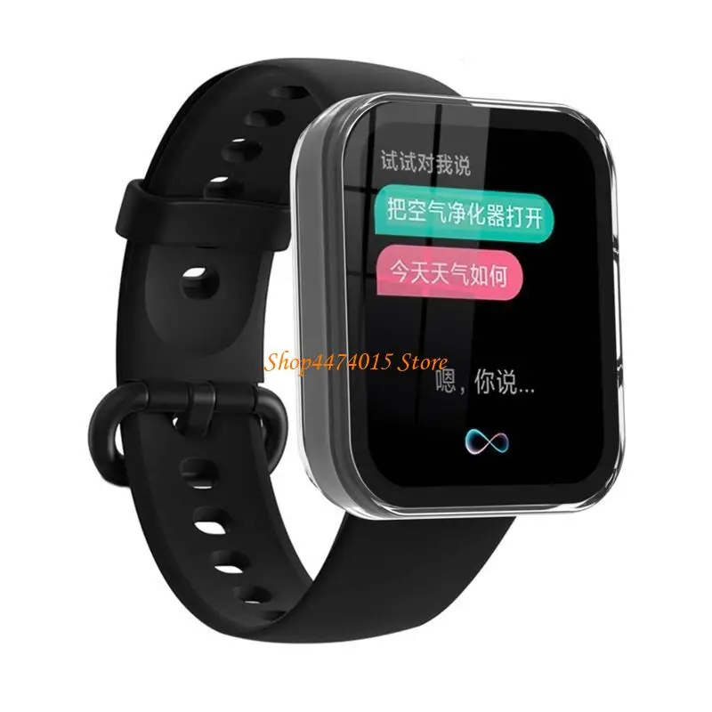K1AA Protective para estuche adecuado para Redmi Watch 2 para Watch Scratch Resist Shock Frame Flexible Cover