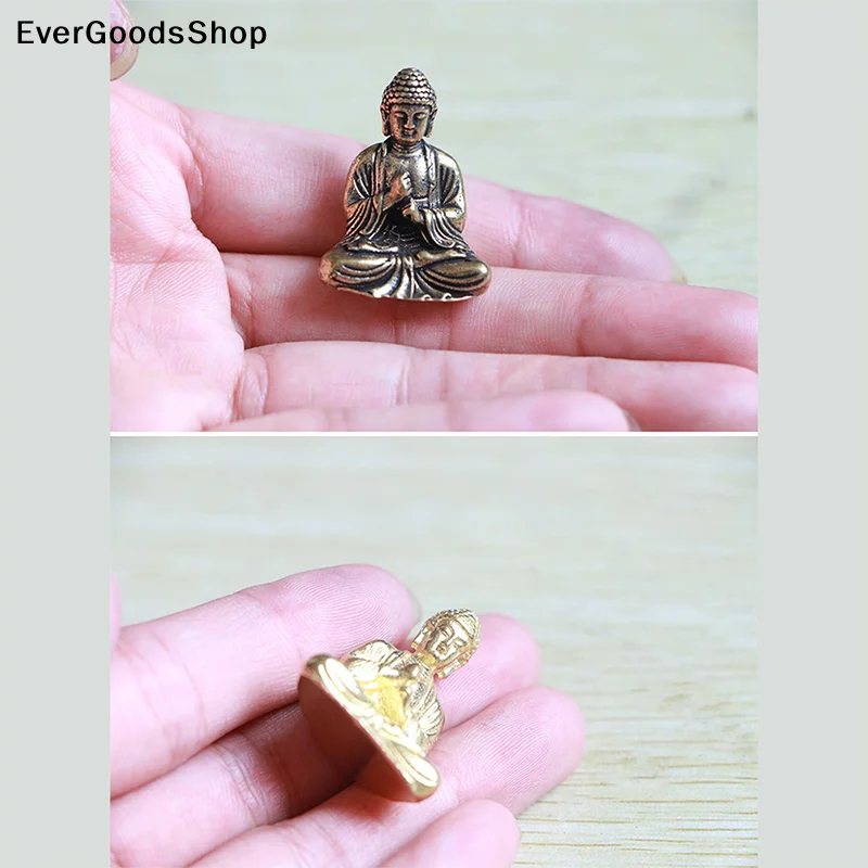 New Pure brass miniature shakyamuni Buddha decoration home decor miniature figurine