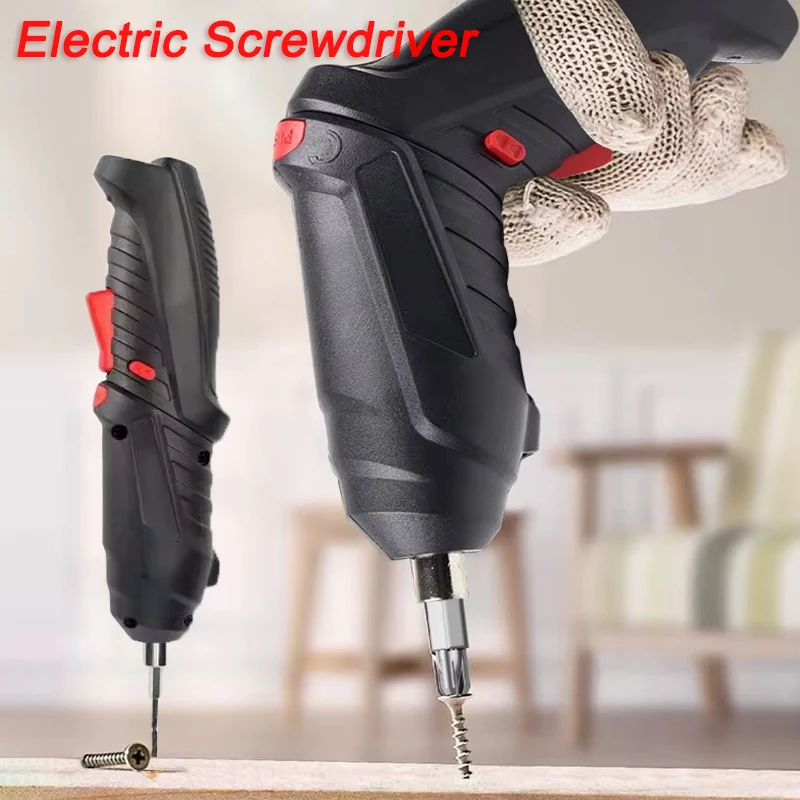 

Электрическая отвертка 4,2 В, перезаряжаемая литиевая батарея, мини-электрическая дрель, аккумуляторная отвертка, набор инструментов для домашнего ремонта