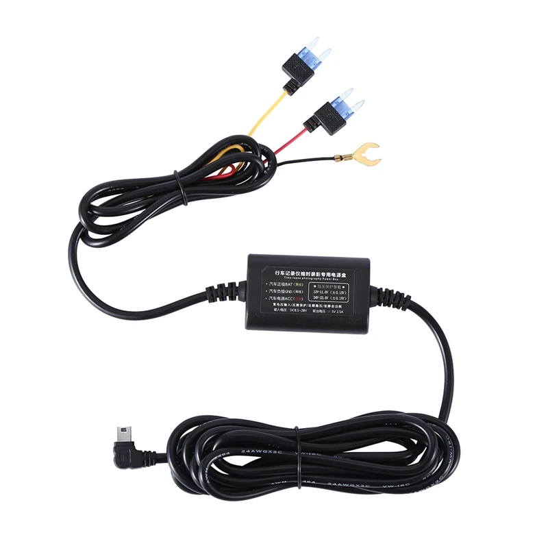 Parking Surveillance Kabel Voor 70mai 4K A 800S A 500S D06 D07 D08 M300 Hardwire Kit Up02 Voor Auto Dvr 24H Parking Monitor, Duurzaam