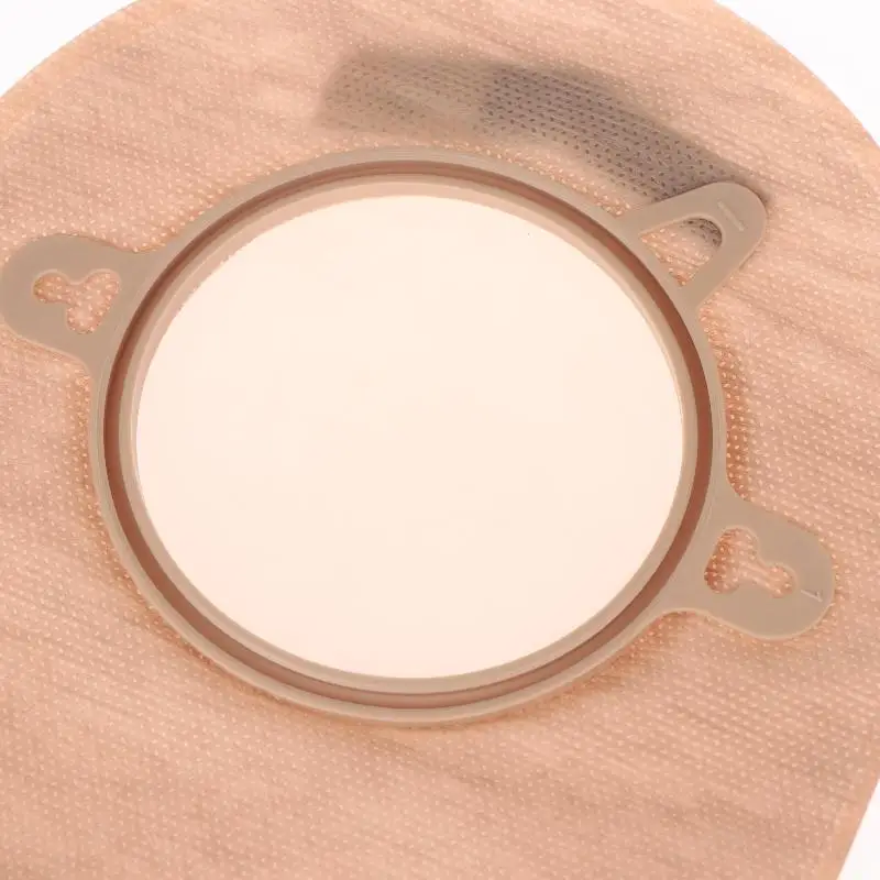 1 Set Zweiteilige, abtropfbare Beutel, Stoma-Zubehör, Kolostomiebeutel mit Ring und Öffnung, Ileostomie-Stoma-Pflege – Detail 8