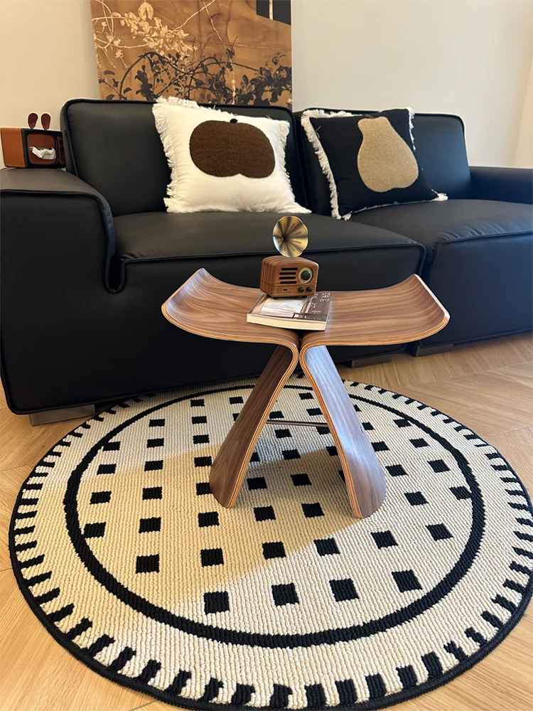 

Круглый ковер для дома, милый коврик для стула, коврик для спальни, коврик для кабинета, коврик для гостиной, коврик для пола под качелями