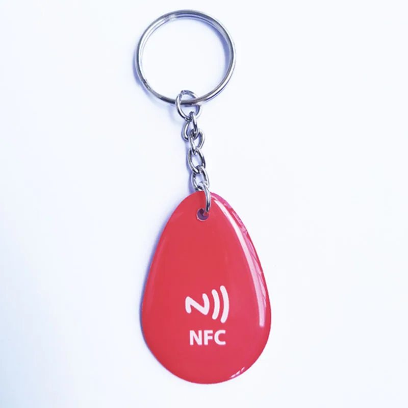 NFC NTAG215/NTAG216 Epoxy Keychain Card NFC Tag NFC Electronic Tags