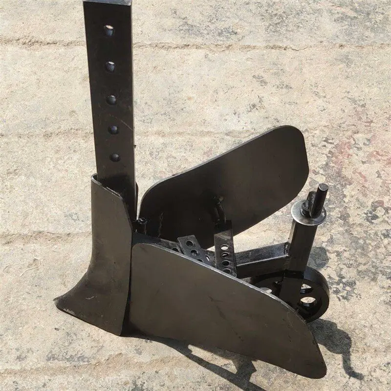 Thickened Large Trench Plough Micro Tiller Universal Soil Tilling Open-pit Soil Cultivation Belt Wheel Adjustable