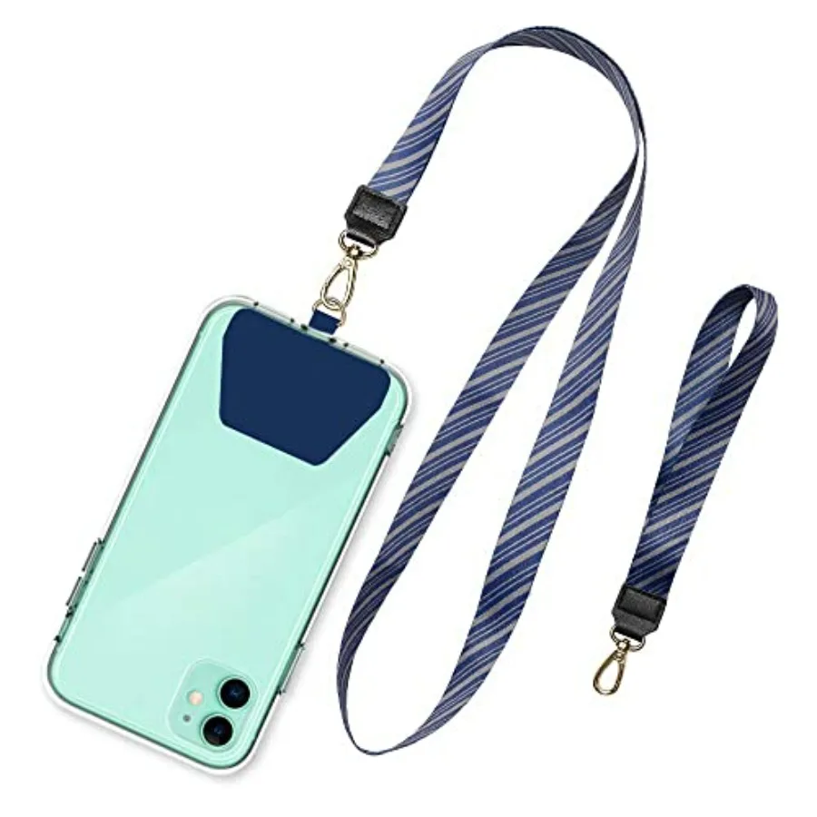 AliExpress – Cell Phone Lanyard, Universal Phone Neck Strap Wirst Lanyard Leash for Smartphone Safety Tether System – Blue