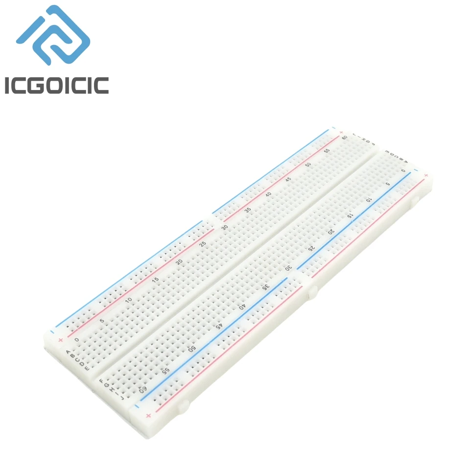 MB102 Breadboard 400 830 Point Solderless PCB Bread Board Test Develop DIY For Arduino