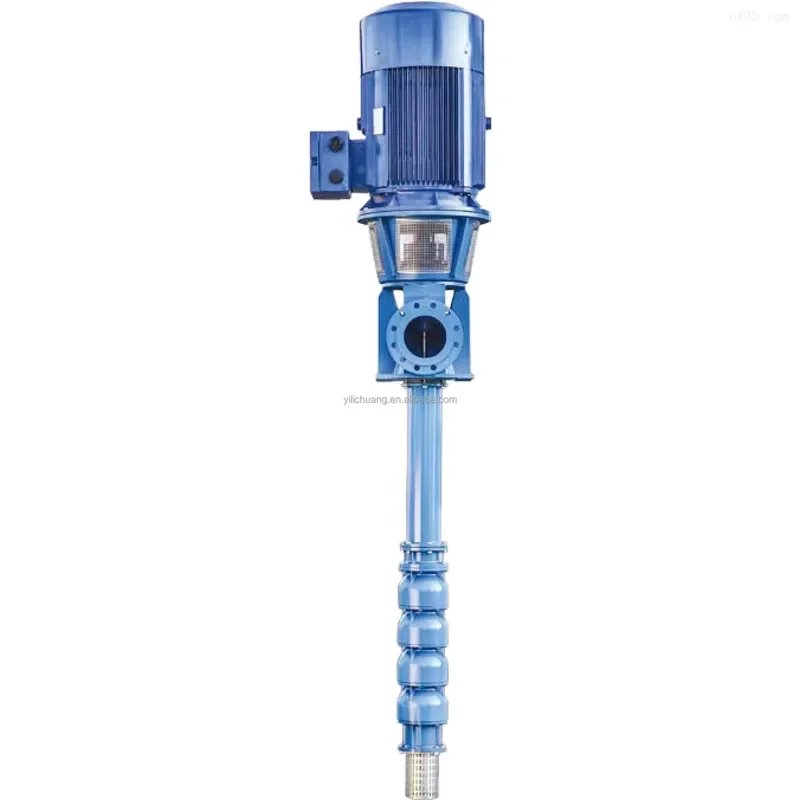 Stainless Steel Deep Well Submersible Pump Electric Long Axis Vertical Centrifugal Water Pump Single Stage Corrosion