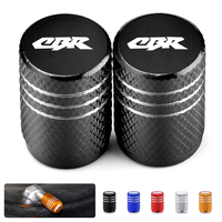 CBR Motorcycle Tire Valve Air Port Stem Cover Cap Plug CNC Aluminum Accessories For Honda CBR125 250 250R CBR600 F2 F3 F4 F4i