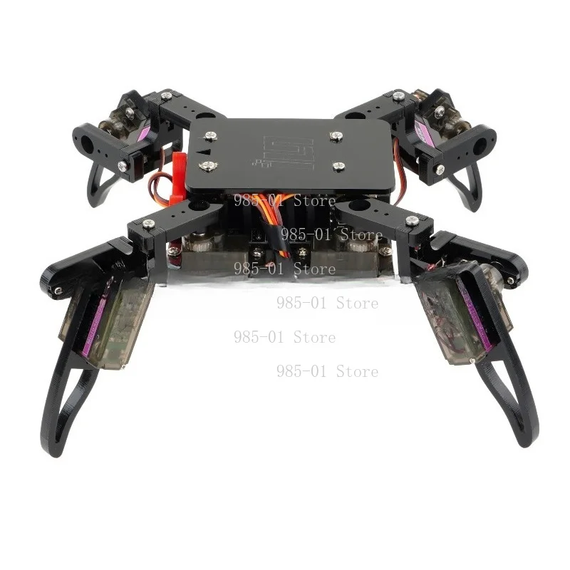 Bionic Four-legged Spider Robot DIY Assembly Kit Smart Educational Building Block Toy