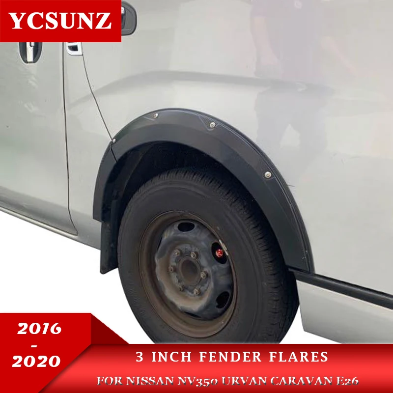 

3 inch Modified Design Fender Flares Wheel Arch For Nissan NV350 Urvan Caravan E26 2016 2017 2018 2019 2020 Car Accessories