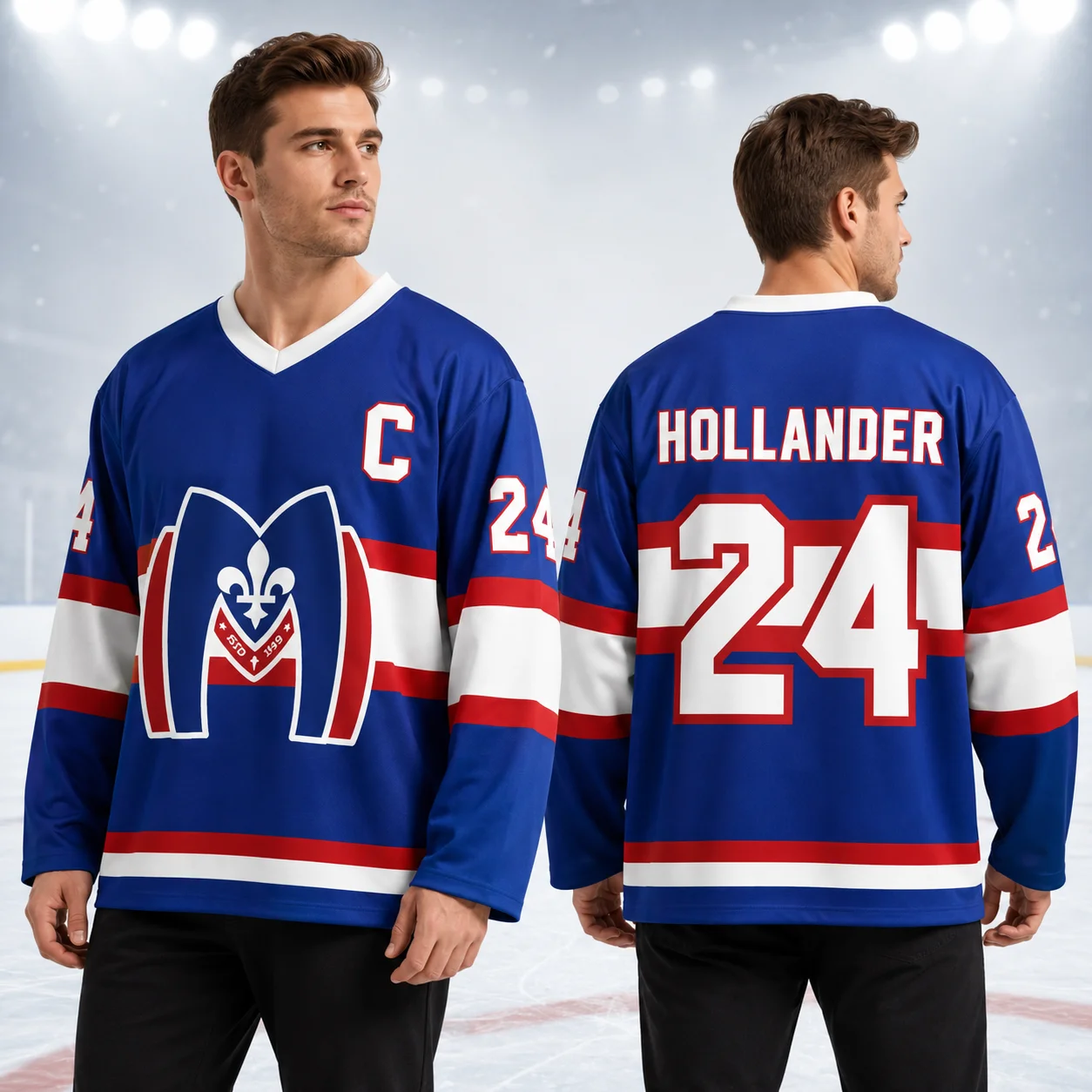 Heated Rivalry Inspired Ilya Rozanov & Shane Hollander Hockey Hollanov Merch Hudson Williams Connor Storrie Fan Long Jersey