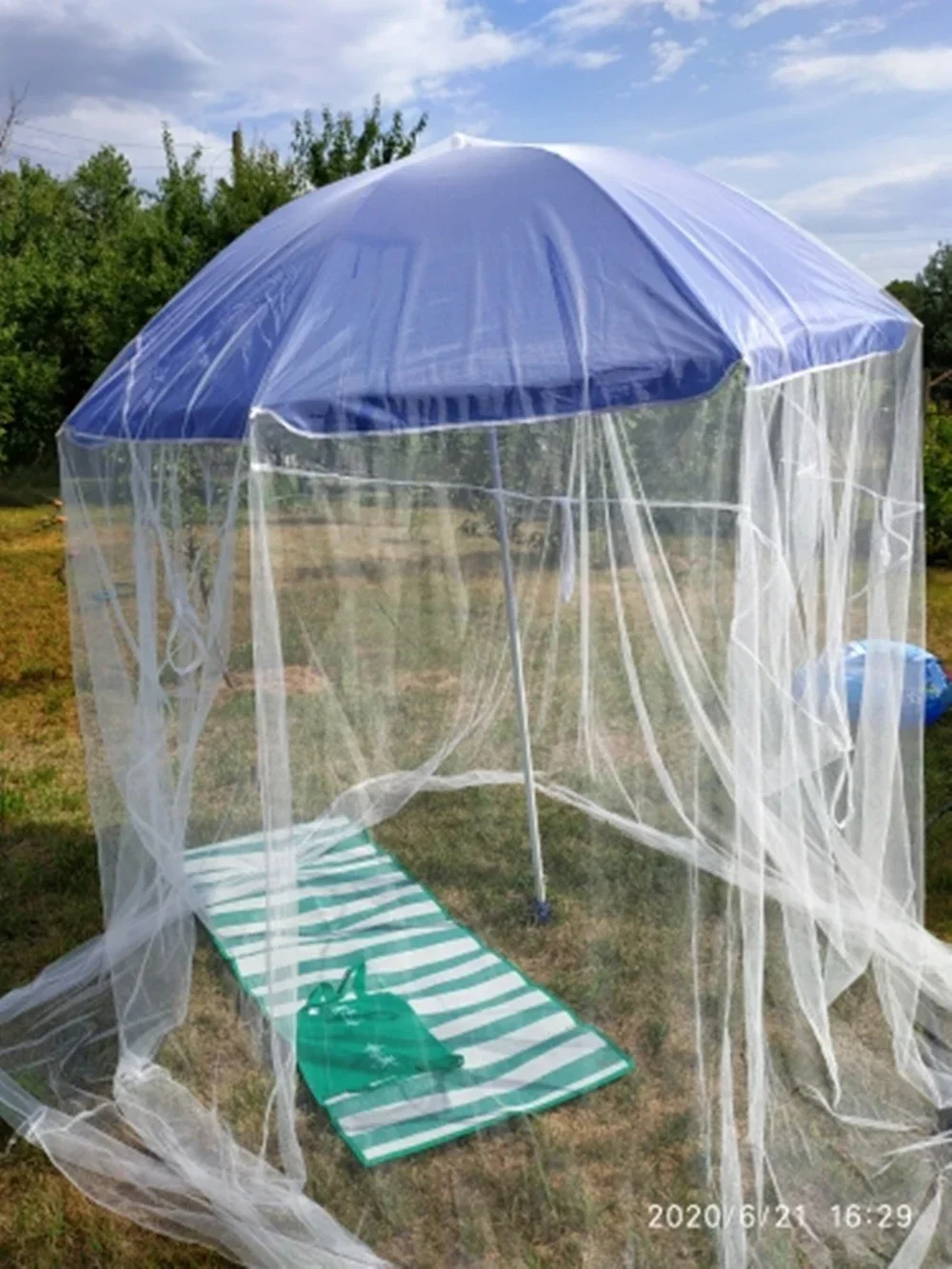 Large White Camping Mosquito Net Indoor Outdoor Storage Bag Insect Tent Mosquito Net Indoor Outdoor Storage Bag Insect Tent