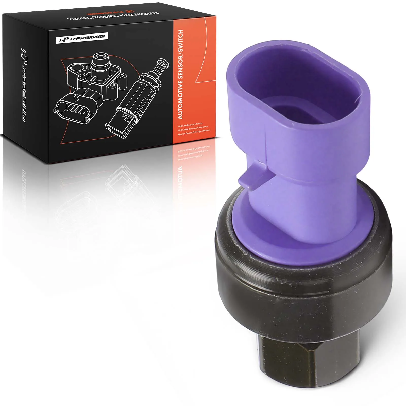 A-Premium A/C High Side Pressure Switch for Peterbilt 337 348 2010-2016 357 378 1995-2007 367 389