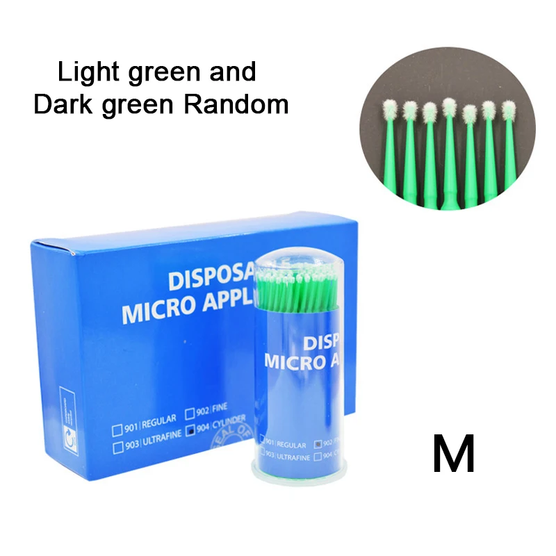 PIORPOY 400 stks/doos Dental Wegwerp Micro Borstels Lange Micro Applicator Borstel Tandheelkunde Odontologia Uitbreiding Whitening Gereedschap