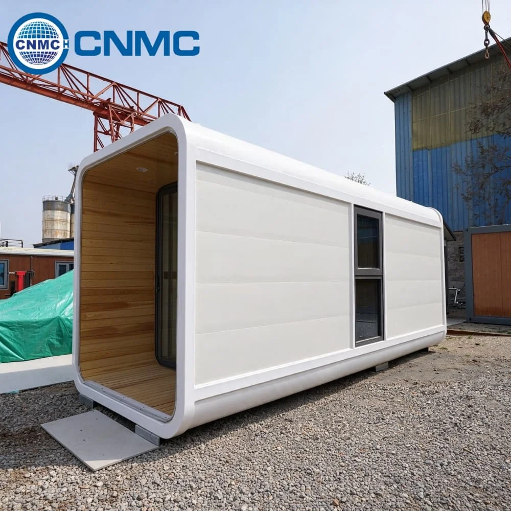 Apple Cabin Modular Prefabricated Home Customizable Wall Floor Window Portable Living Cabin For Scenic Area Leisure Space