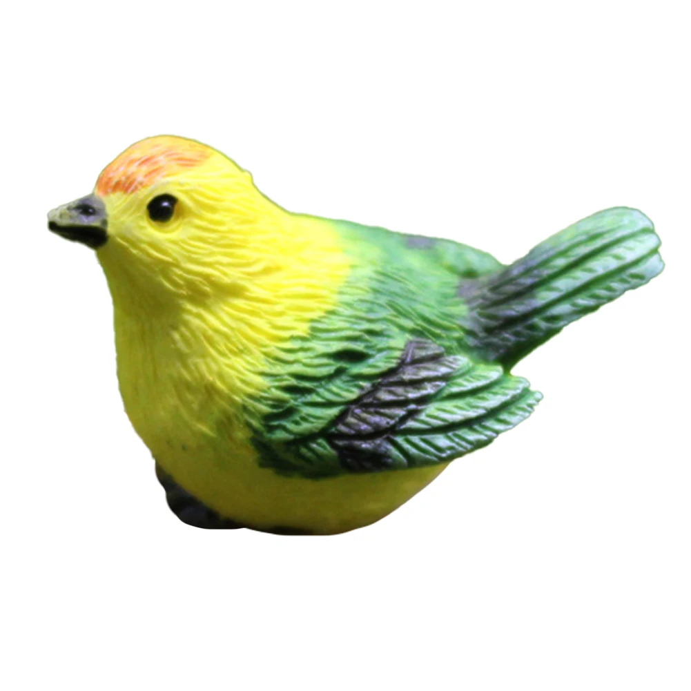 High-quality Practical Brand New Ornament Lawn Ornaments Resin Material Versatile Use Birdie Figurines Mini Gardening