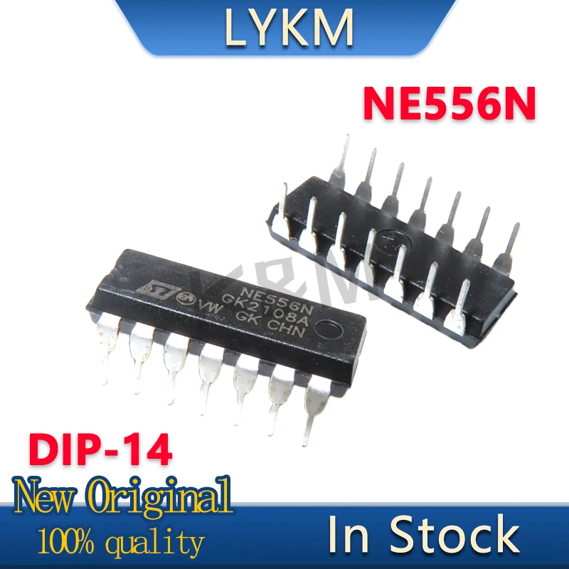 10-50/PCS Nieuwe NE556N DIP14 Dual-channel precisie timer chip Op Voorraad
